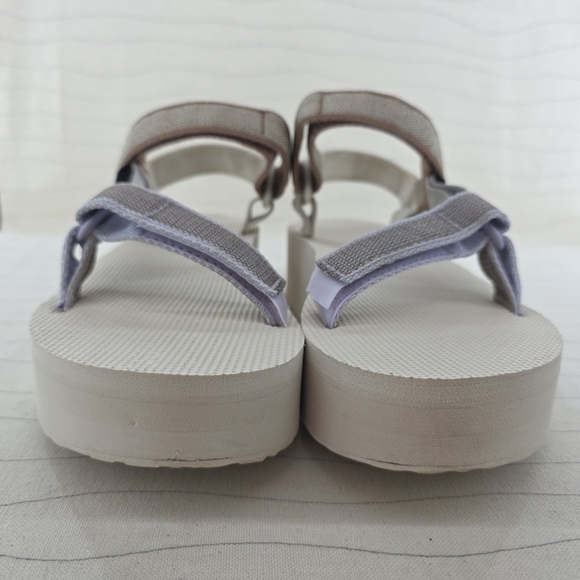 Teva Women Flatform Universal Karina Macaroon Mult Platform Sandals 1125652 Sz 8 - Picture 5 of 12